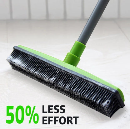 MagicBroom™ - Adjustable Rubber Bristled Broom For Pet Hair Removal