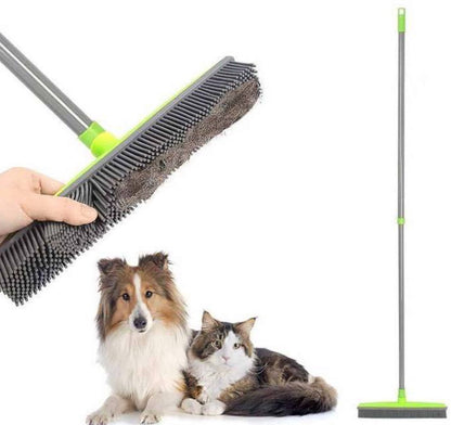 MagicBroom™ - Adjustable Rubber Bristled Broom For Pet Hair Removal